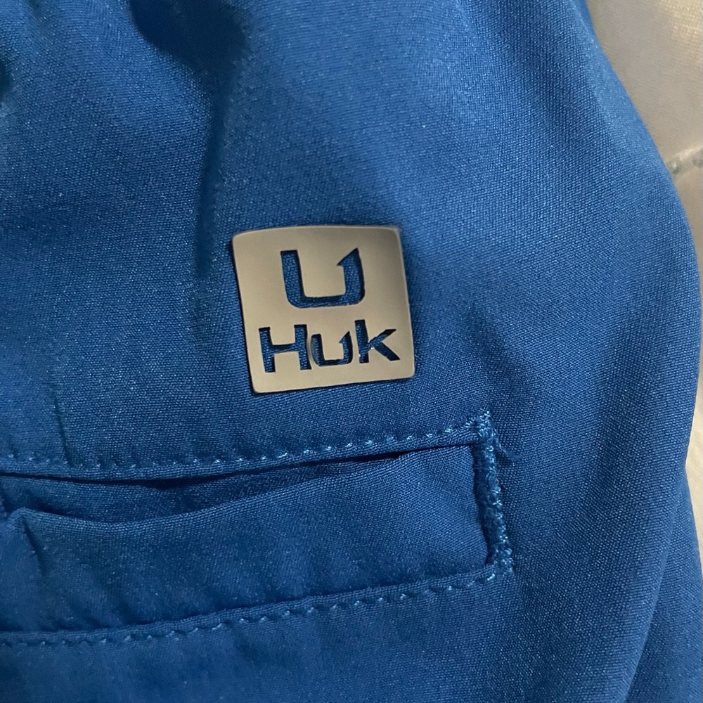 Huk Performance Blue swimming Shorts